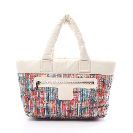 Chanel Tweed Coco Cocoon Canvas Tote Bag in New Condition