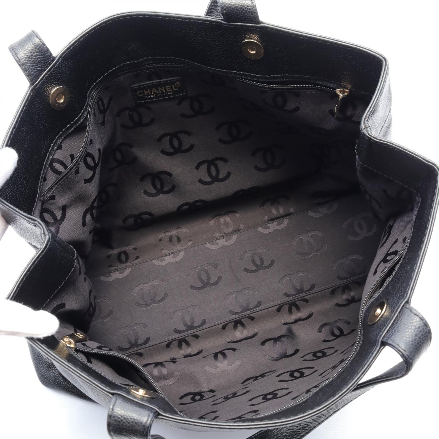 Chanel Caviar Skin Coco Mark Tote Bag
