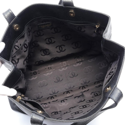 Chanel Caviar Skin Coco Mark Tote Bag