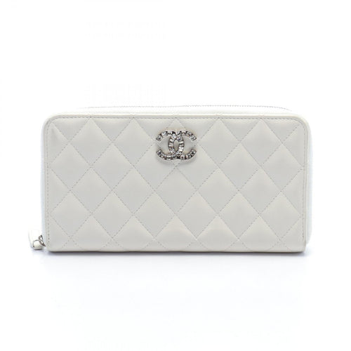 Chanel Matelasse Coco Mark Leather Wallet