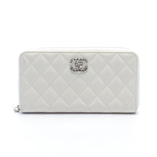 Chanel Matelasse Coco Mark Leather Wallet