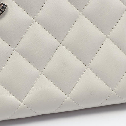 Chanel Matelasse Coco Mark Leather Wallet