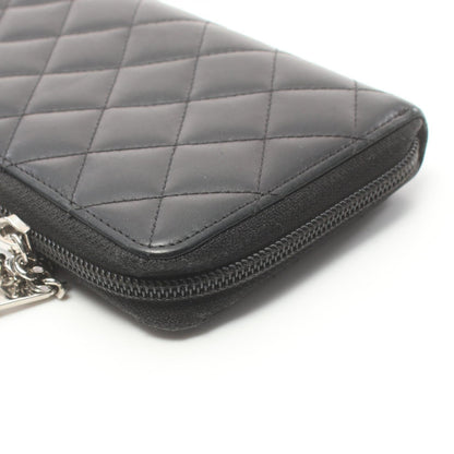Chanel Cambon Leather Zip Around Wallet Leather Long Wallet A50078 in New Condition