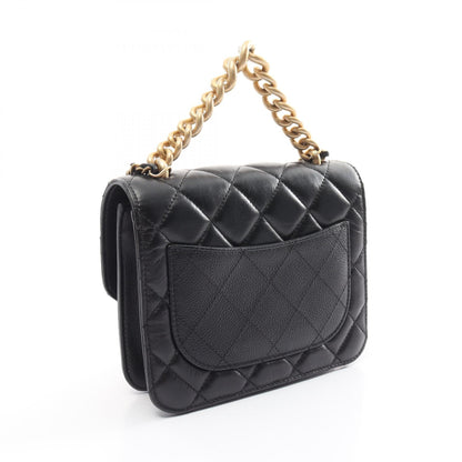 Chanel Matelasse Leather Shoulder Bag Black