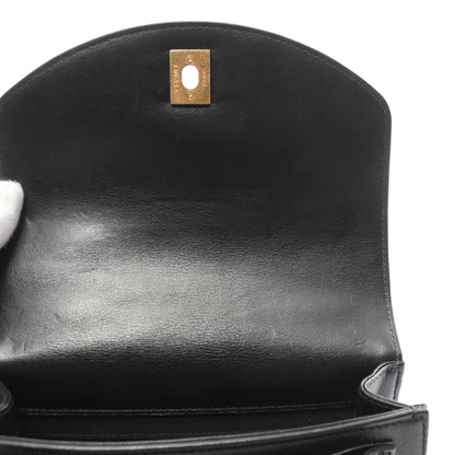 Chanel Matelasse Leather Shoulder Bag Black