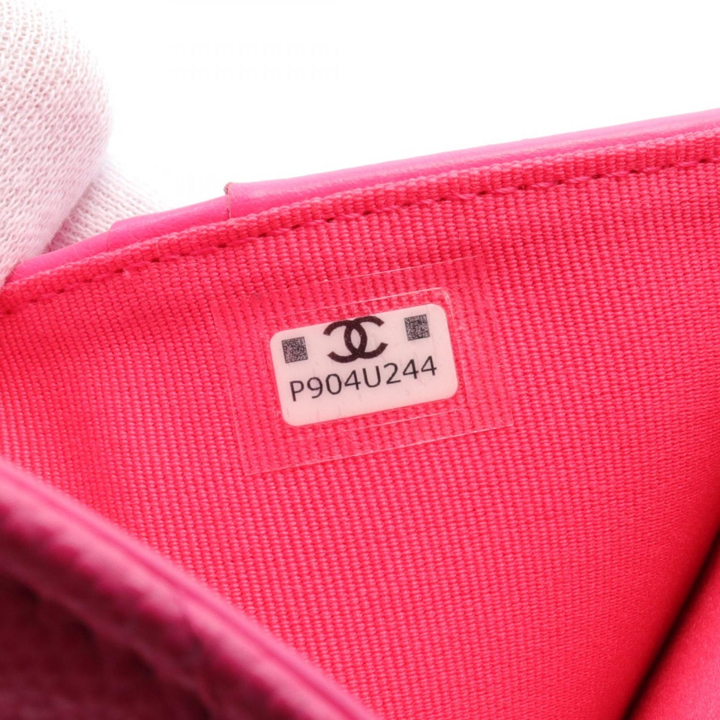 Chanel Matelasse Small Wallet Pink Caviar Leather