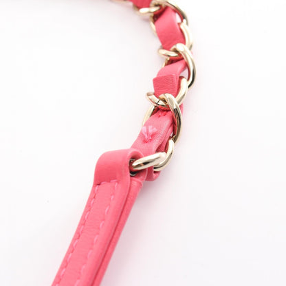 Chanel Matelasse Leather Shoulder Bag Pink