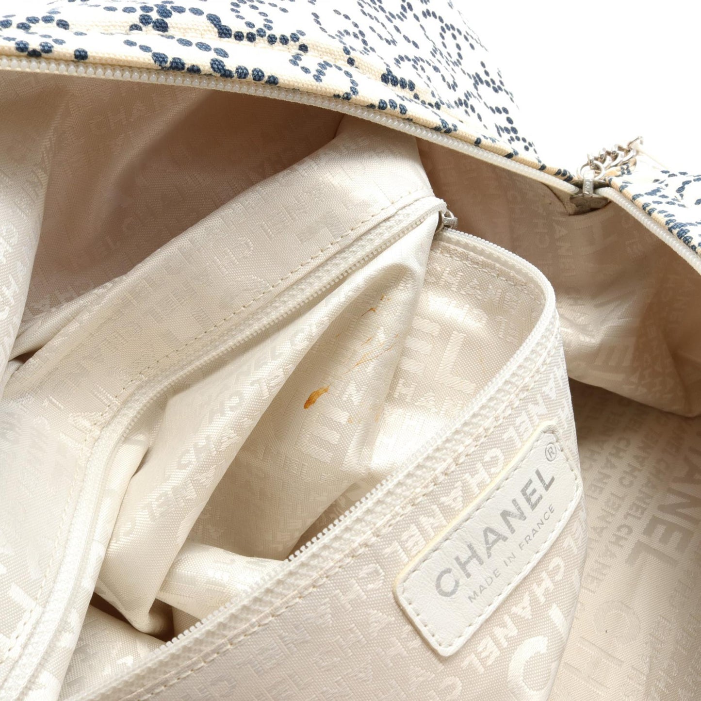 Chanel No.5 Canvas Handbag