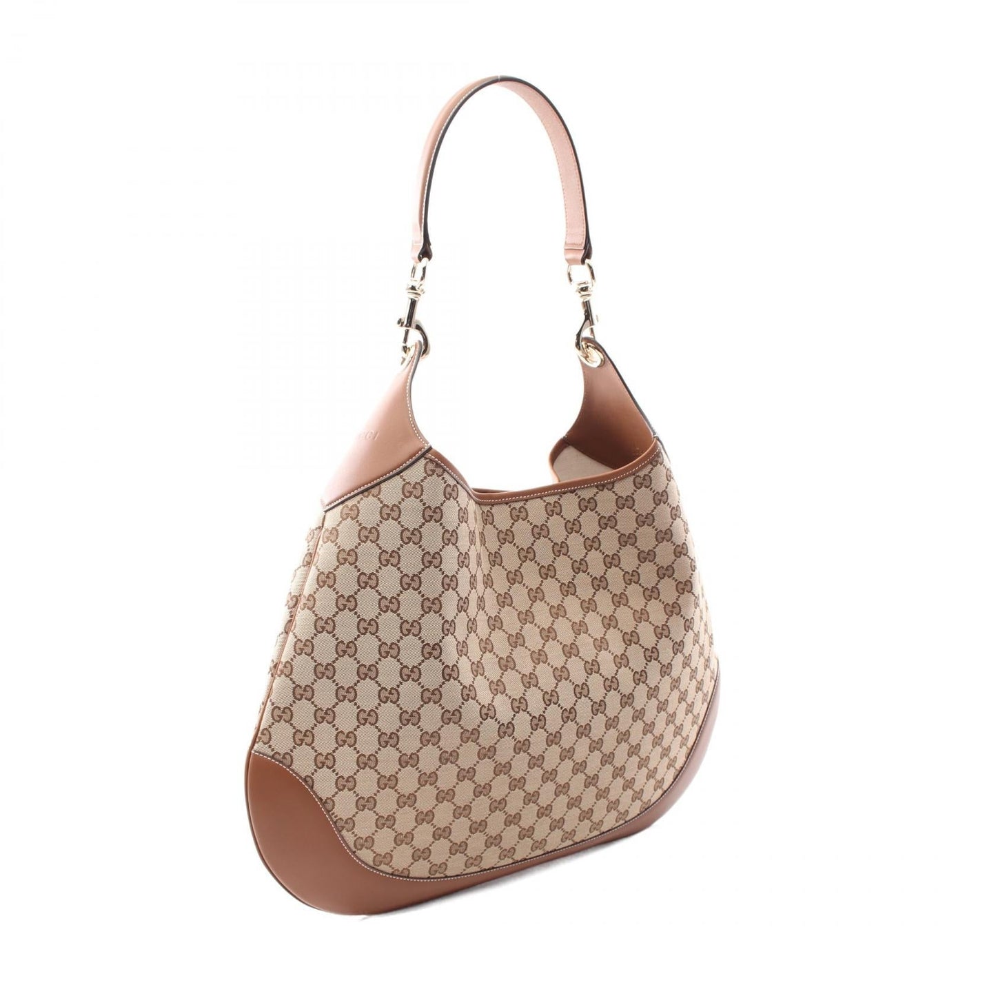 Gucci B Medium GG Canvas Shoulder Bag
