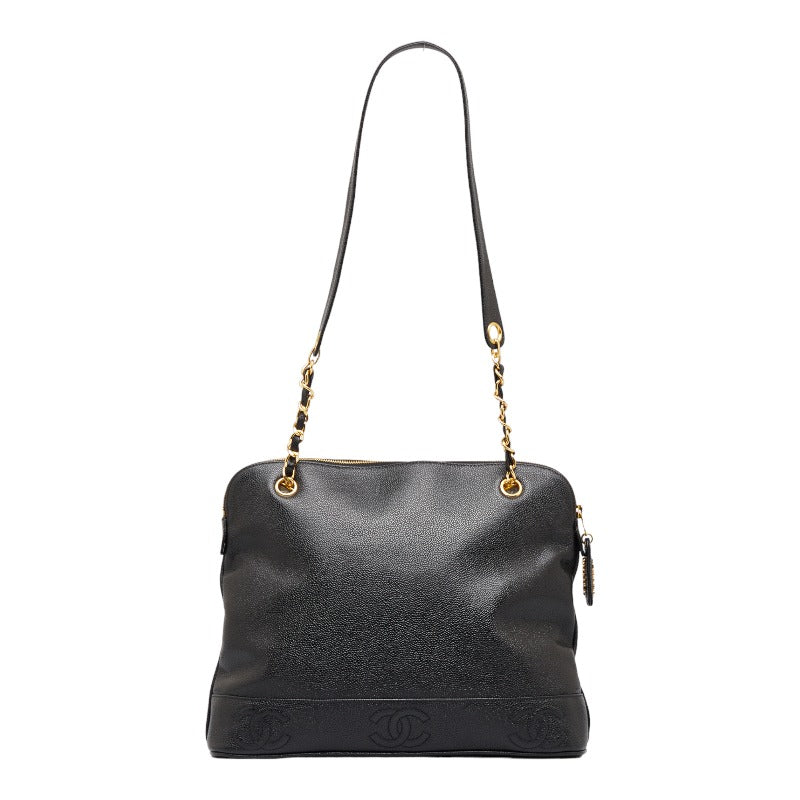 Chanel Caviar Chain Tote Bag