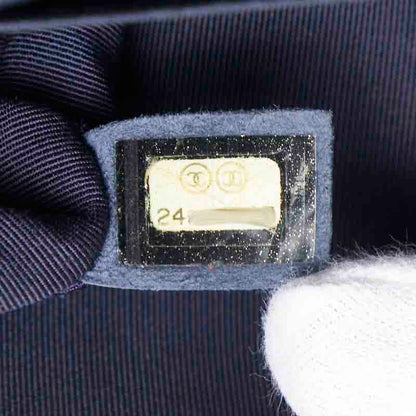 Chanel Boy Caviar Chain Shoulder Bag Navy