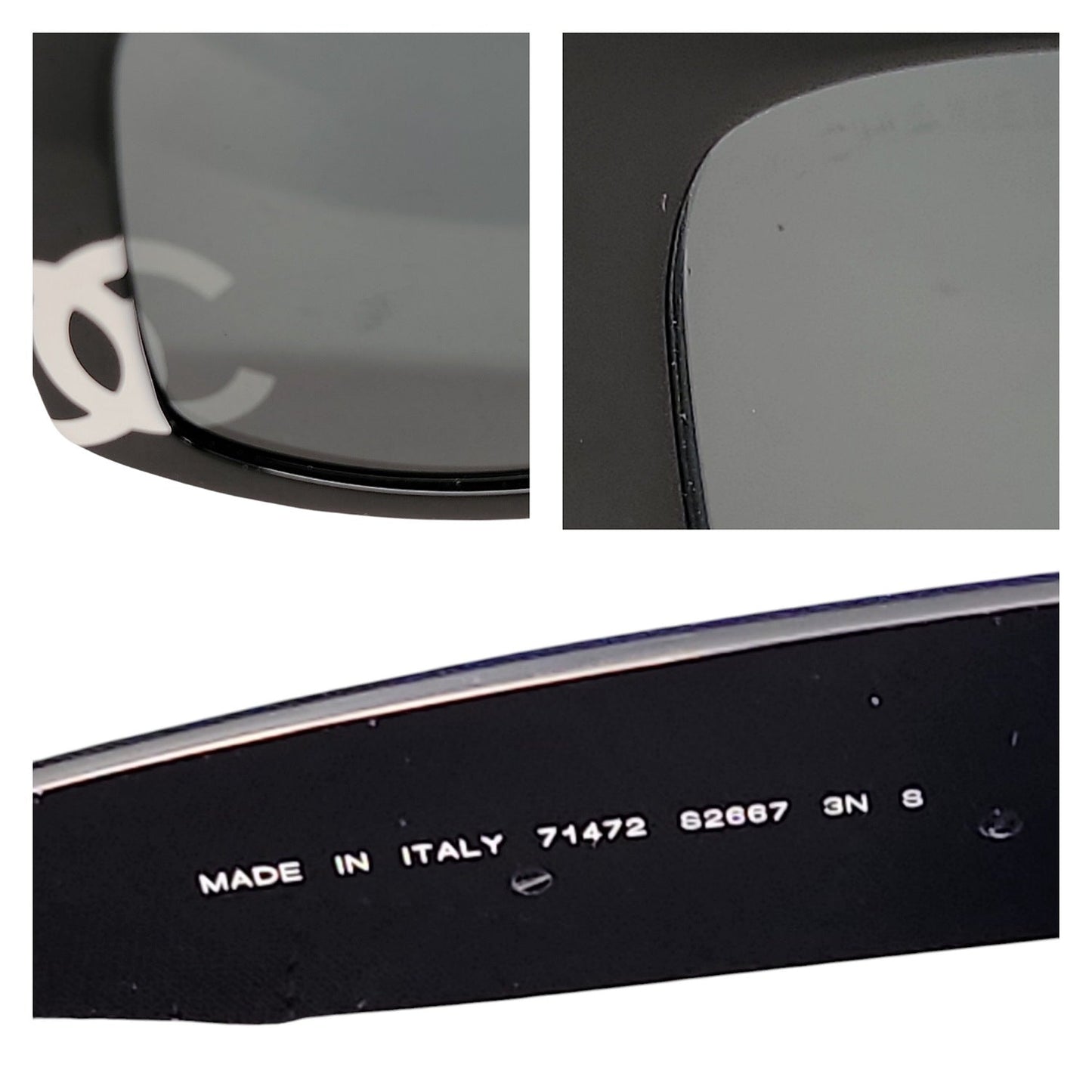 CHANEL CC Logo Square Sunglasses 71472