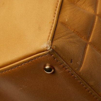 Chanel Leather Chocobar Coco Mark Shoulder Bag
