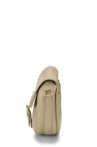Dior, Beige Calfskin Bobby Flap Medium, Beige