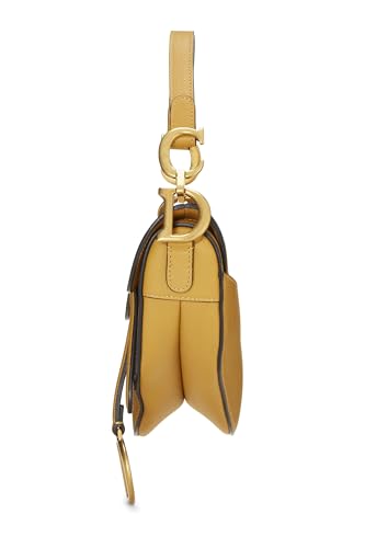 Dior, Yellow Leather Saddle Bag Mini, Yellow
