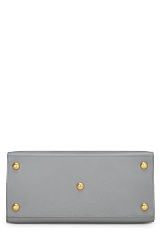 Dior, Grey Grained Calfskin St Honor Tote Medium, Blue