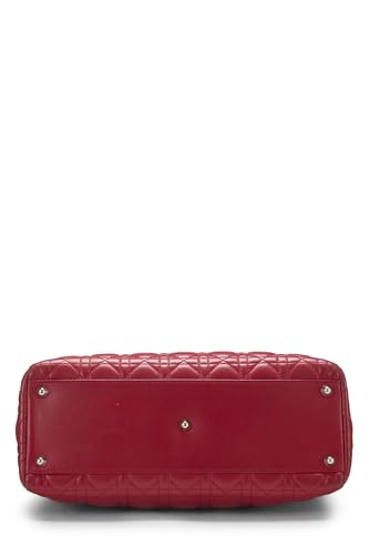 Dior, Red Cannage Quilted Lambskin Lady Dior Large, Red