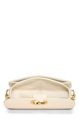 Dior, White Calfskin 30 Montaigne Avenue Bag, White
