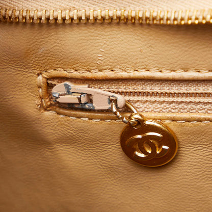 Chanel Caviar Skin Matelasse Medallion Tote Bag