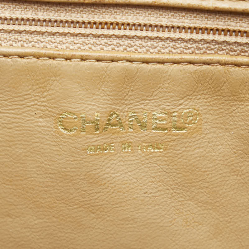 Chanel Caviar Skin Matelasse Medallion Tote Bag