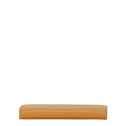 Chanel Caviar Skin Coco Mark Long Wallet Beige in New Condition