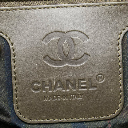 Chanel Nylon Leather Quilted Coco Cocoon PM Reversible Tote Bag A48610
