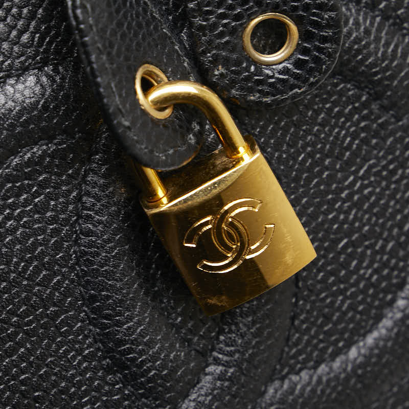 Chanel Caviar Skin Shoulder Vanity Bag