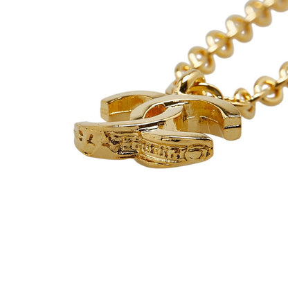 Chanel Vintage Coco Mark Necklace Gold