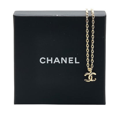 Chanel Vintage Coco Mark Necklace Gold