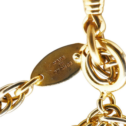 Chanel Coco Mark Long Chain Necklace Gold
