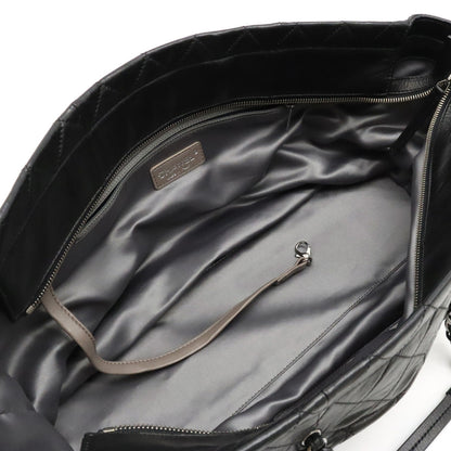 Chanel Leather Matelasse Gather Chain Tote
