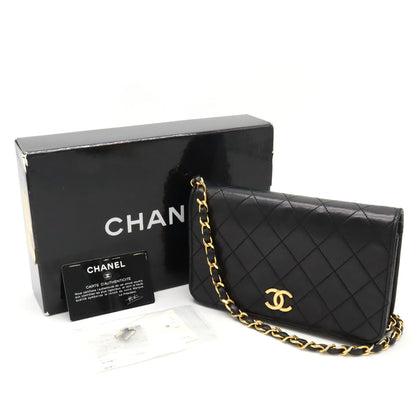 Chanel Matelasse Coco Mark Leather Shoulder Bag A03571