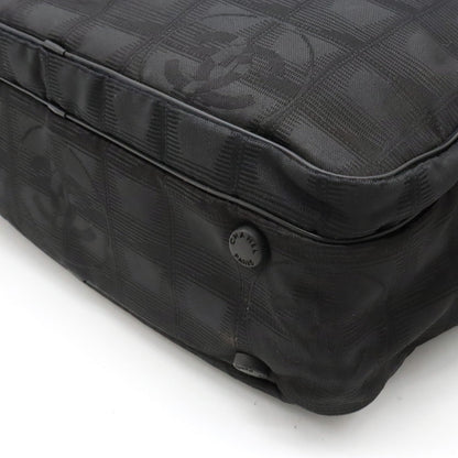 Chanel Nylon Jacquard Leather Handbag Tote A15970