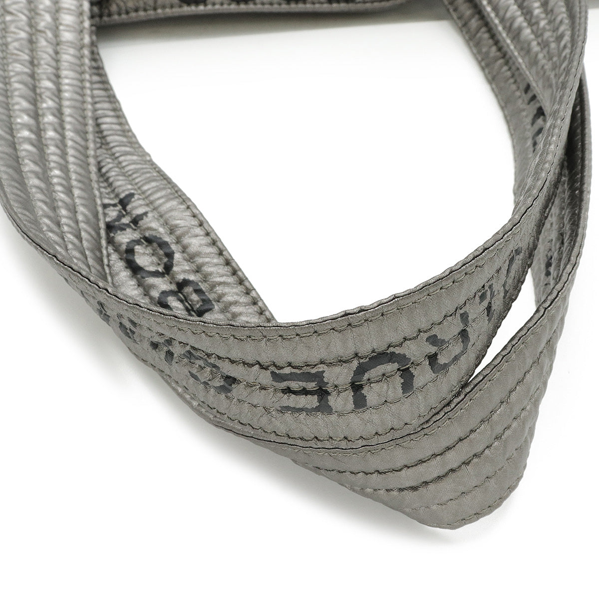 Chanel Nylon Logo Tote Bag Silver A46113