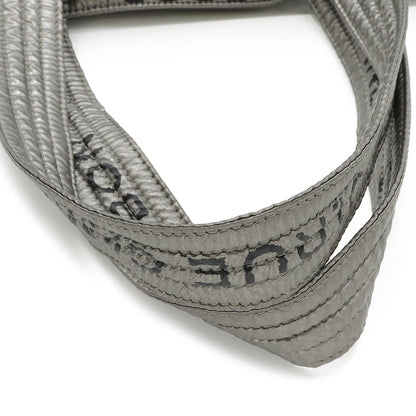 Chanel Nylon Logo Tote Bag Silver A46113