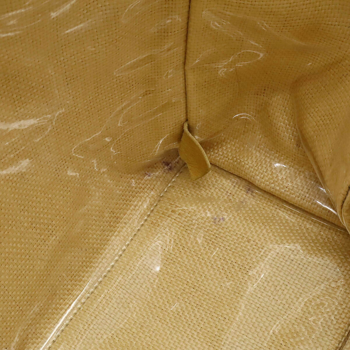 Chanel Camellia Straw Leather Tote Bag