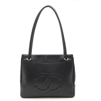 Chanel Caviar Leather Coco Mark Tote Bag