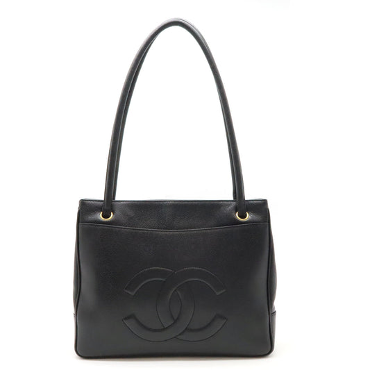 Chanel Caviar Leather Coco Mark Tote Bag