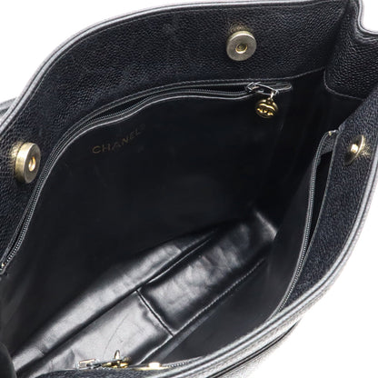 Chanel Caviar Leather Coco Mark Tote Bag