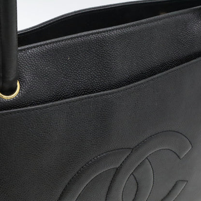 Chanel Caviar Leather Coco Mark Tote Bag