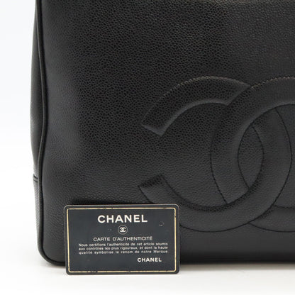 Chanel Caviar Leather Coco Mark Tote Bag