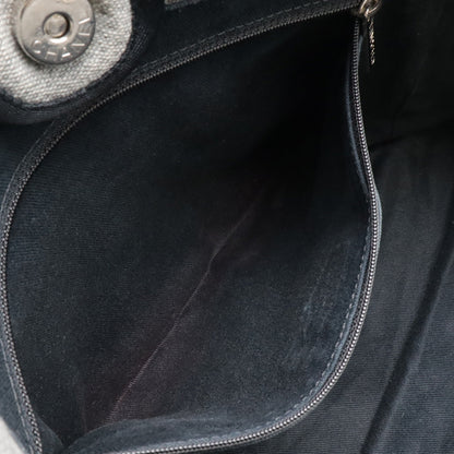 Chanel Canvas/Leather Deauville Medium Tote Bag