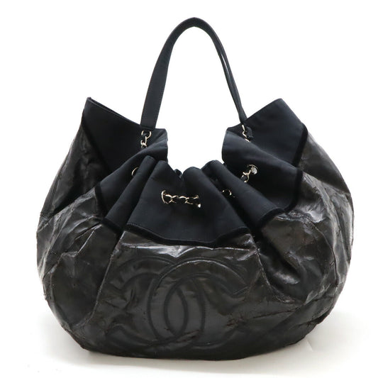 Chanel Coco Cabas Shoulder Bag Black
