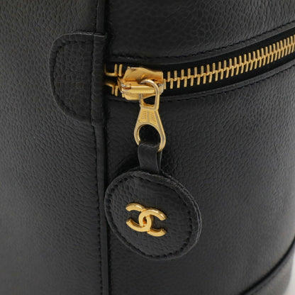 Chanel Caviar Vanity Bag Handbag Black