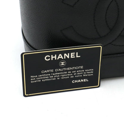 Chanel Caviar Vanity Bag Handbag Black