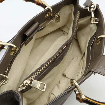 Gucci Bamboo Shopper Medium Leather Tote Bag