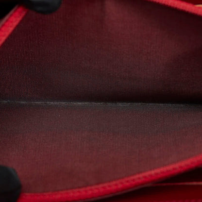 Chanel Red Patent Leather Long Wallet