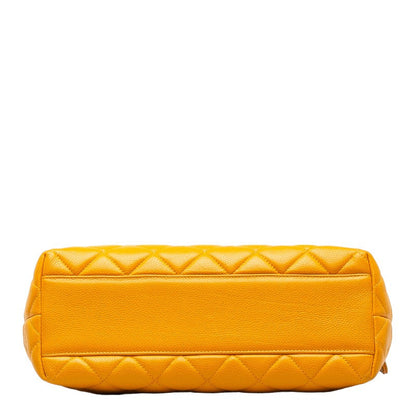 Chanel Caviar Skin Gold Chain Shoulder Tote