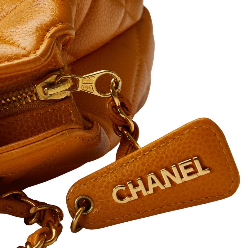 Chanel Caviar Skin Gold Chain Shoulder Tote