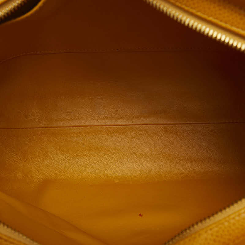 Chanel Caviar Skin Gold Chain Shoulder Tote